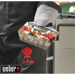 Panier à Légumes Deluxe - Petit Modèle, Acier Inoxydable - Weber -Verger Magique Soldes Boutique panier a legumes deluxe petit modele acier inoxydable weber 6
