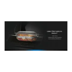 Panier à Légumes Sur Rôtissoire Pour Barbecue - Napoleon -Verger Magique Soldes Boutique panier a legumes sur rotissoire pour barbecue napoleon 1
