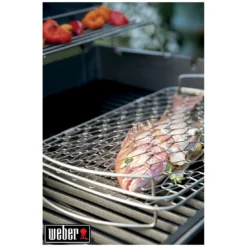 Weber Panier à Poisson - Grand Modèle, Acier Inoxydable -Verger Magique Soldes Boutique panier a poisson grand modele acier inoxydable 11