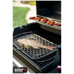 Weber Panier à Poisson - Grand Modèle, Acier Inoxydable -Verger Magique Soldes Boutique panier a poisson grand modele acier inoxydable 12
