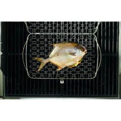 Weber Panier à Poisson - Grand Modèle, Acier Inoxydable -Verger Magique Soldes Boutique panier a poisson grand modele acier inoxydable 4