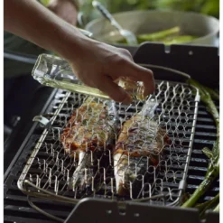 Weber Panier à Poisson - Grand Modèle, Acier Inoxydable -Verger Magique Soldes Boutique panier a poisson grand modele acier inoxydable 6