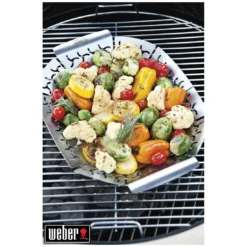 Weber Panier à Poisson - Grand Modèle, Acier Inoxydable -Verger Magique Soldes Boutique panier a poisson grand modele acier inoxydable 7