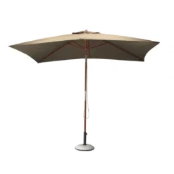 Parasol à Manivelle Inclinable 3 X 2 M Grey/Taupe