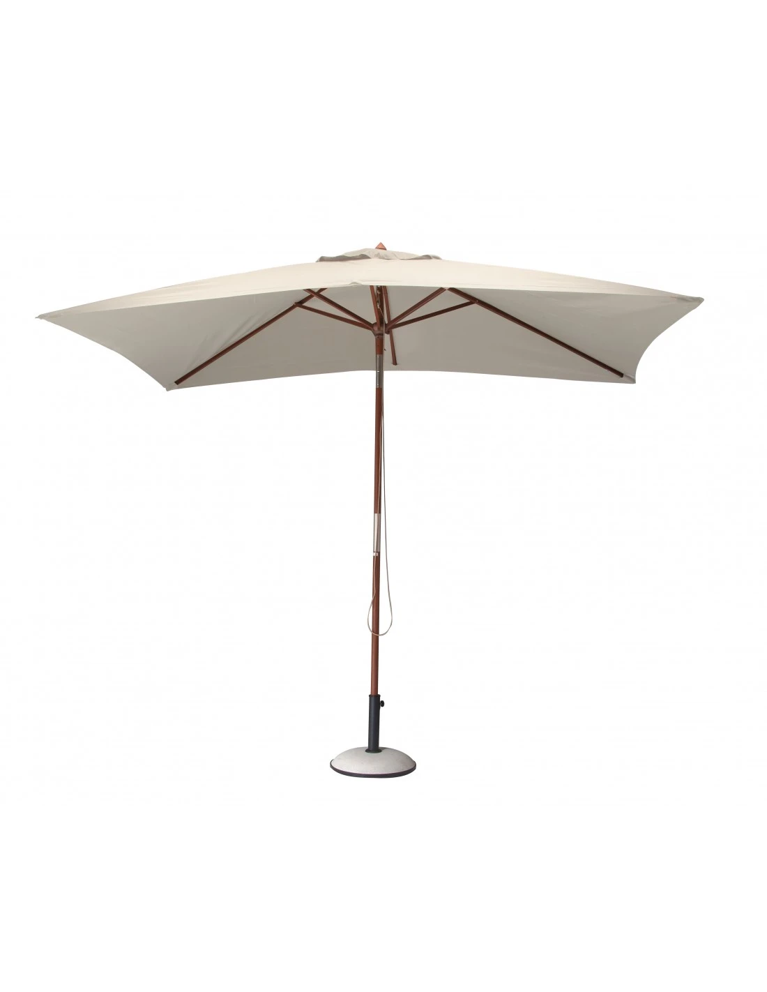 Parasol à Manivelle Inclinable 3 X 2 M GreyEcru 1 Parasol à Manivelle Inclinable 3 X 2 M GreyEcru