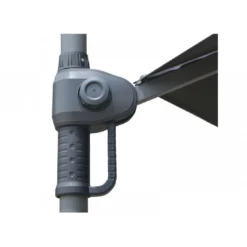 Parasol Déporté En Acier Push Up D.300 Cm - Taupe -Verger Magique Soldes Boutique parasol acier deporte push up 300 6 taupe 2