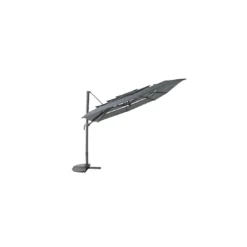 Parasol Déporté 3 X 3 M "air Vent" Anthracite