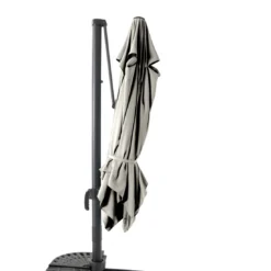 Parasol Déporté 3 X 3 M - Aluminium, Toile Polyester - Gris Clair 6 Parasol Déporté 3 X 3 M - Aluminium, Toile Polyester - Gris Clair -Verger Magique Soldes Boutique parasol deporte 3 x 3 m aluminium toile polyester au choix 7