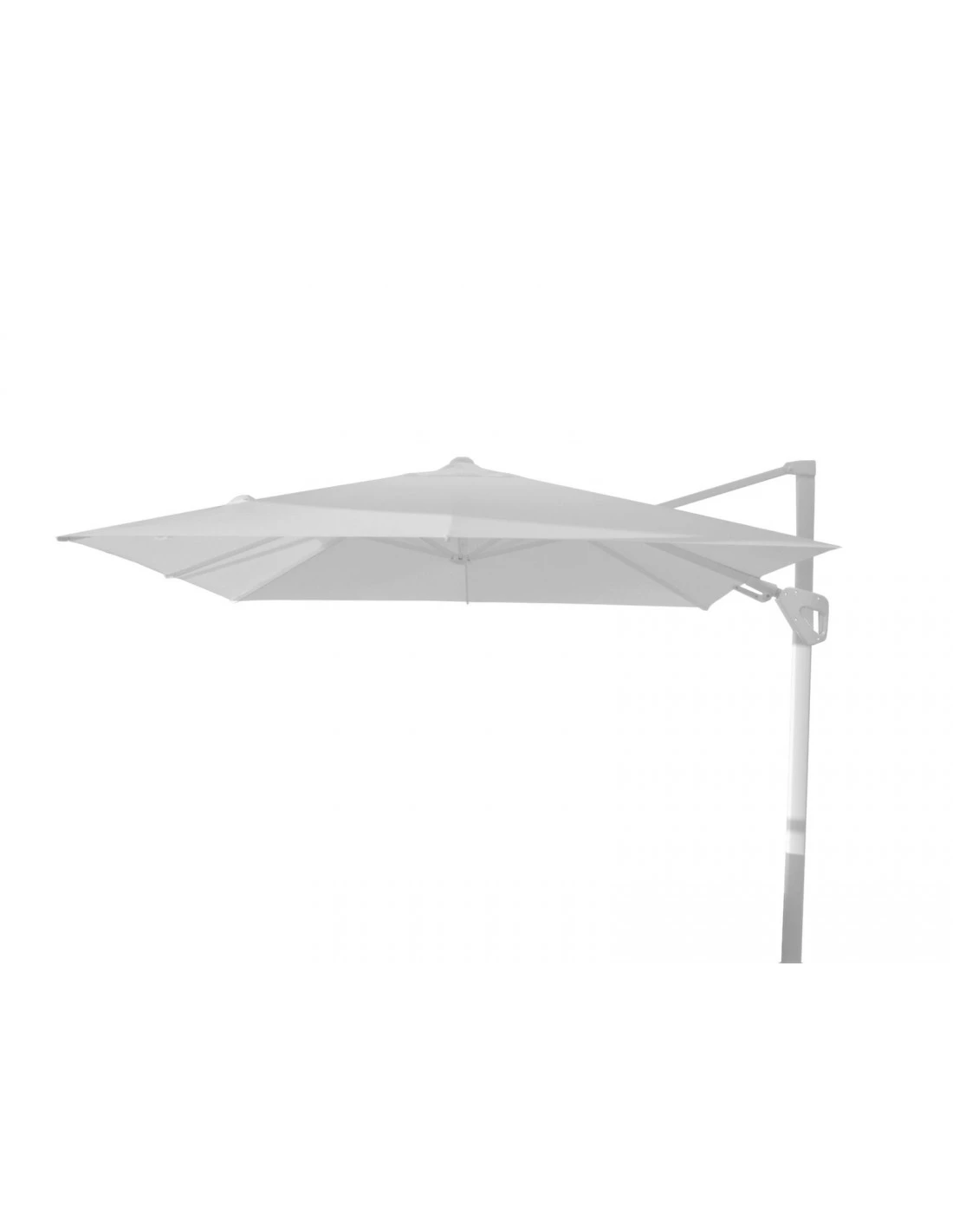 Parasol Déporté 3 X 3 M Orientable Elios Aluminium Et Toile Novasun Blanc 1 Parasol Déporté 3 X 3 M Orientable Elios Aluminium Et Toile Novasun Blanc
