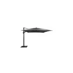 Parasol Déporté 3x3 M Elios Aluminium Coloris Au Choix - Graphite
