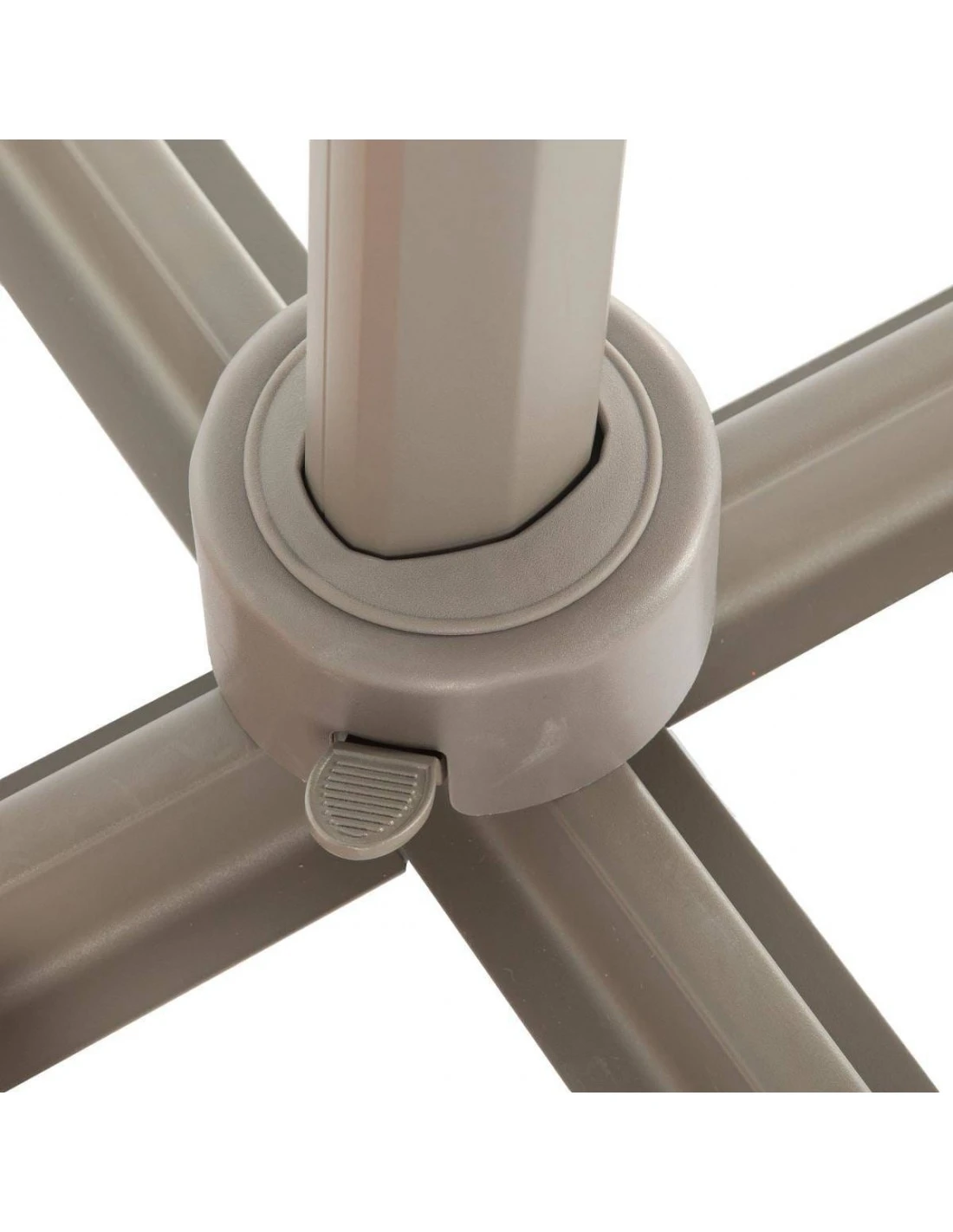 Parasol Déporté Carré Eléa 3 X 3 M - Toile Polyester 250g/m² - Noisette / Tonka 3 Parasol Déporté Carré Eléa 3 X 3 M - Toile Polyester 250g/m² - Noisette / Tonka – Image 3