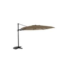 Parasol Déporté Deluxe 3x3 M - Flip Flap - Taupe Chiné