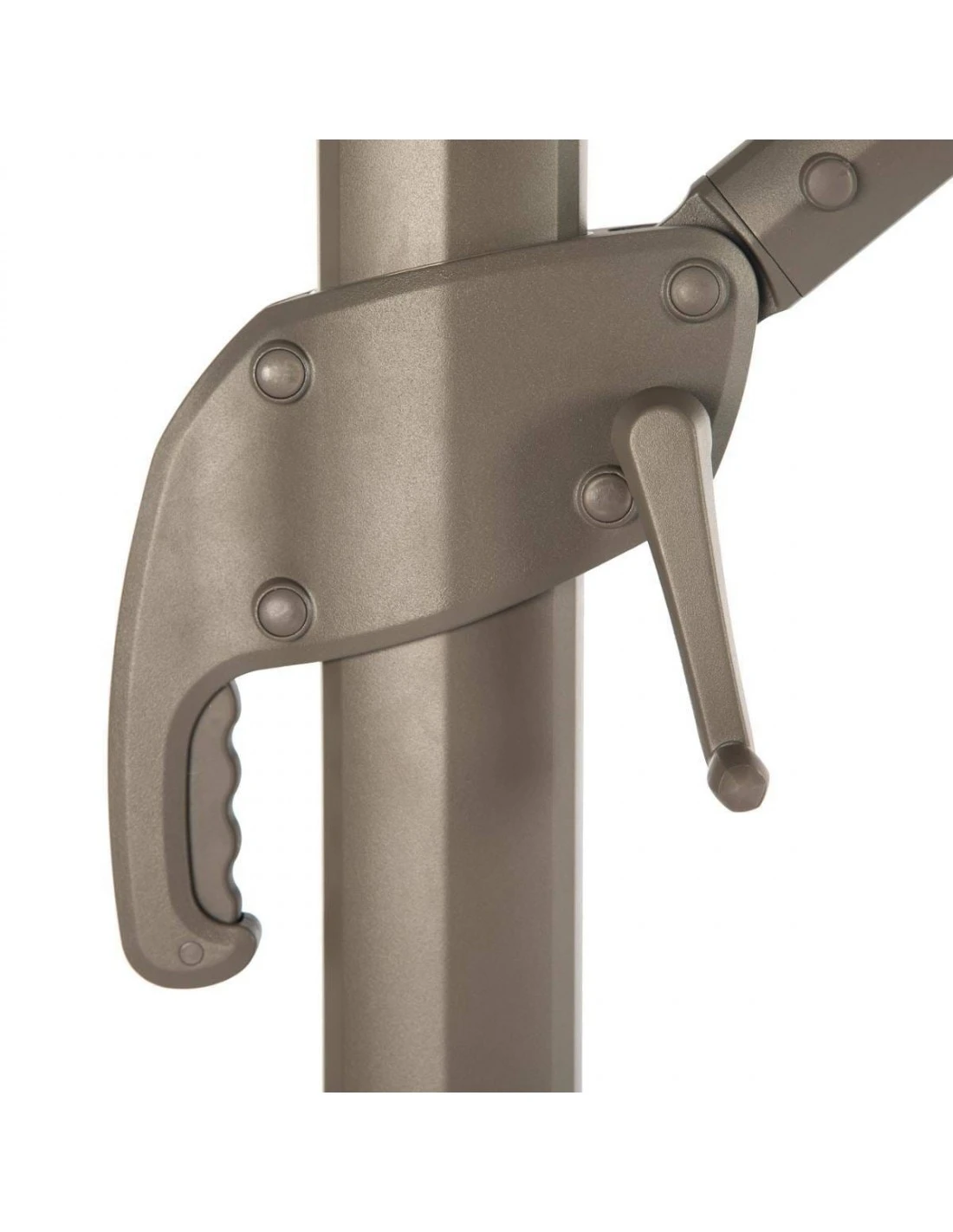 Parasol Déporté Éléa 3 X 4 M - Noisette / Tonka 5 Parasol Déporté Éléa 3 X 4 M - Noisette / Tonka – Image 5