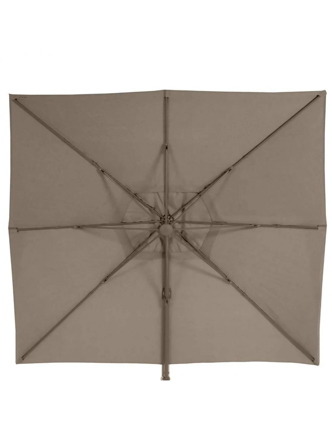 Parasol Déporté Éléa 3 X 4 M - Noisette / Tonka 6 Parasol Déporté Éléa 3 X 4 M - Noisette / Tonka – Image 6