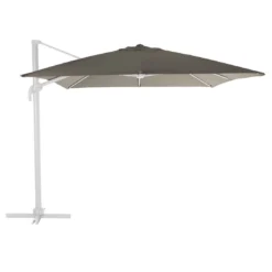 Parasol Déporté Elea 3x3 M Toile Olifen Noisette