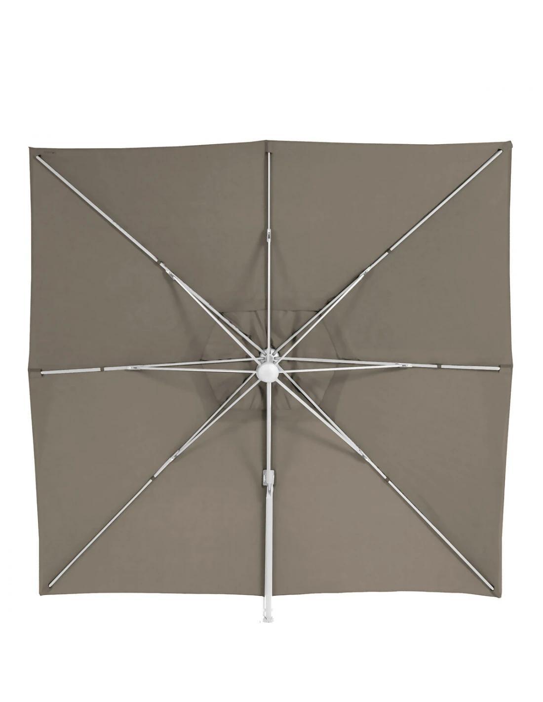 Parasol Déporté Elea 3x3 M Toile Olifen Noisette 5 Parasol Déporté Elea 3x3 M Toile Olifen Noisette – Image 5