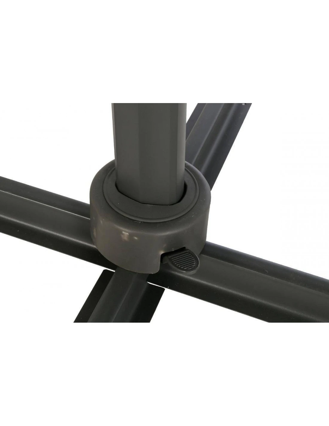 Parasol Déporté Eléa L.3 X P.4 M - Aluminium Et Toile Oléfine - Anthracite 7 Parasol Déporté Eléa L.3 X P.4 M - Aluminium Et Toile Oléfine - Anthracite – Image 7