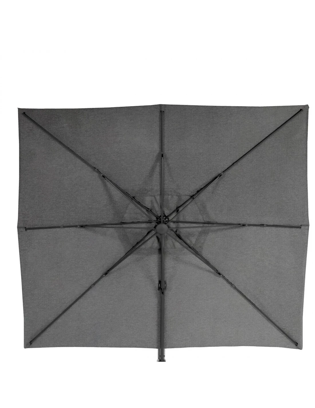 Parasol Déporté Eléa L.3 X P.4 M - Aluminium Et Toile Oléfine - Anthracite 10 Parasol Déporté Eléa L.3 X P.4 M - Aluminium Et Toile Oléfine - Anthracite – Image 10