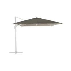 Parasol Déporté Eléa L.3 X P.4 M - Aluminium Et Toile Oléfine - Noisette