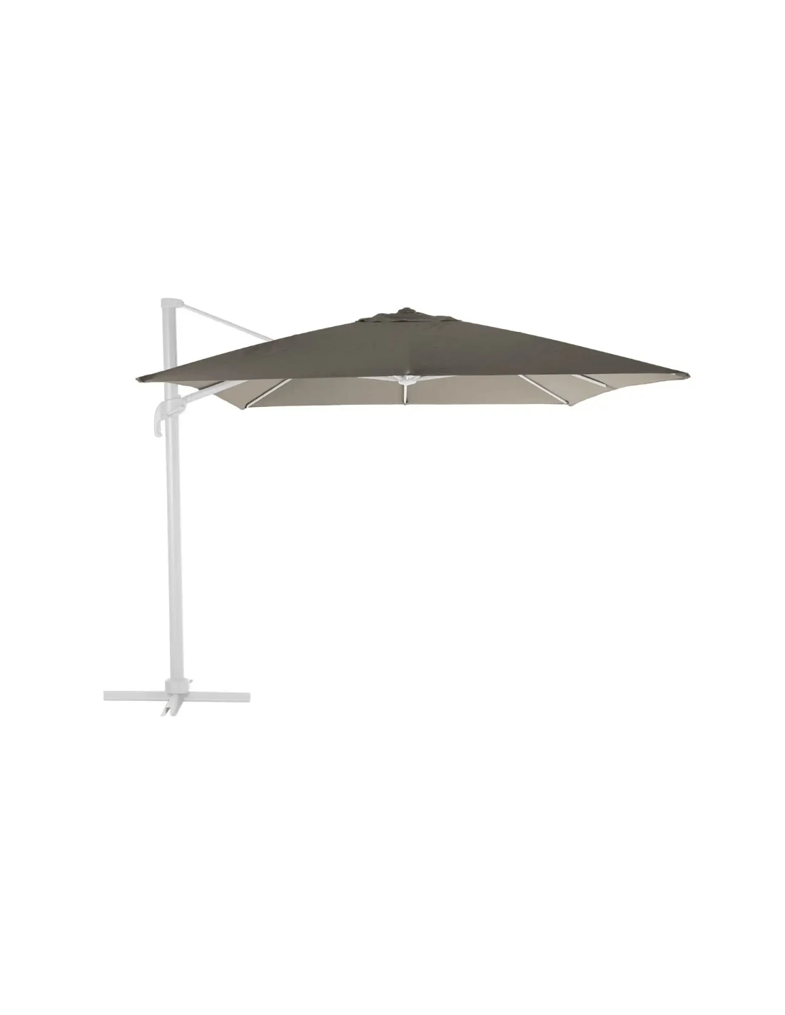 Parasol Déporté Eléa L.3 X P.4 M - Aluminium Et Toile Oléfine - Noisette 1 Parasol Déporté Eléa L.3 X P.4 M - Aluminium Et Toile Oléfine - Noisette
