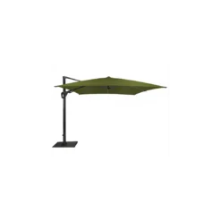 Parasol Déporté Elios Sunbrella - 3 X 3 M - Orientable - Green