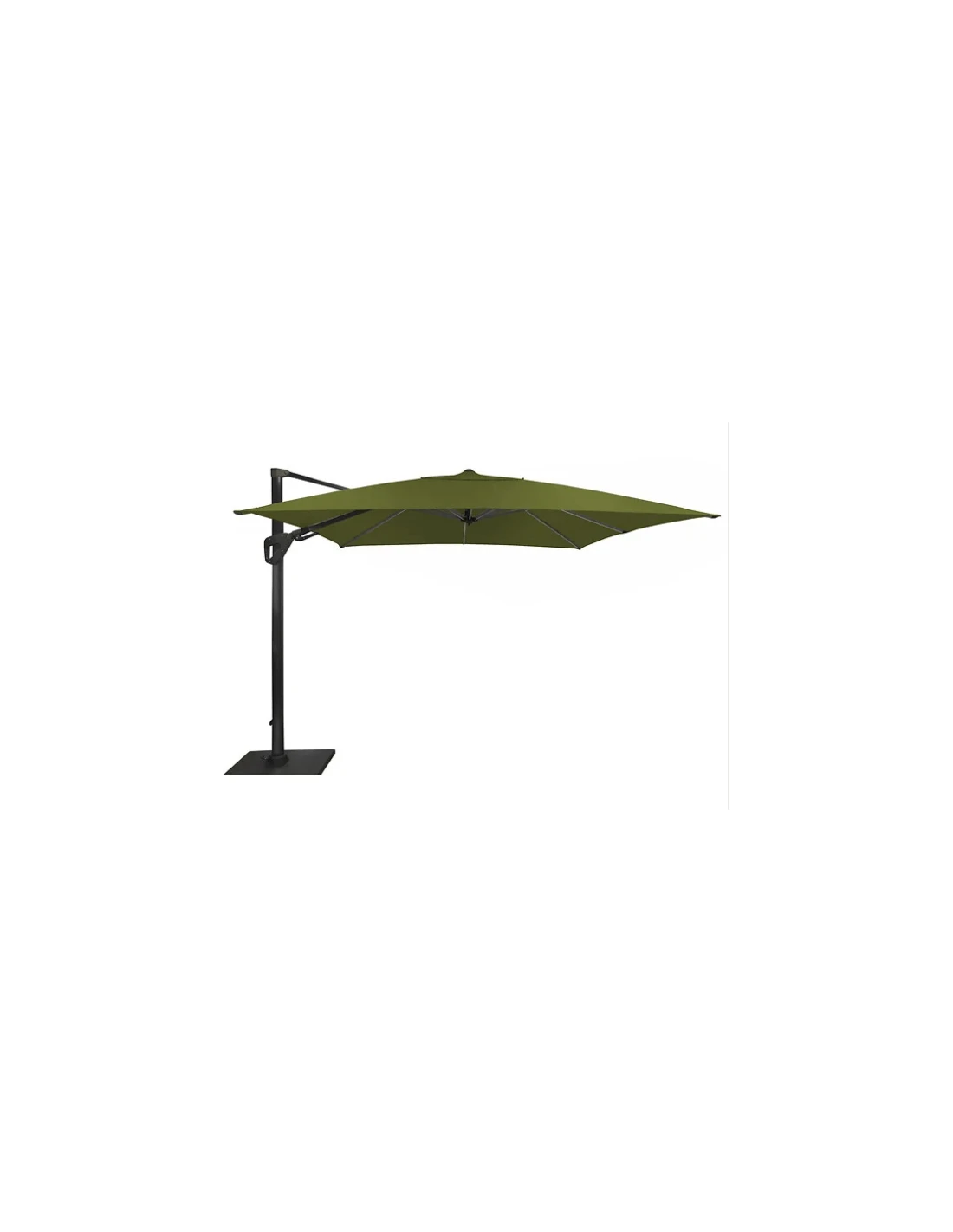 Parasol Déporté Elios Sunbrella - 3 X 3 M - Orientable - Green 1 Parasol Déporté Elios Sunbrella - 3 X 3 M - Orientable - Green