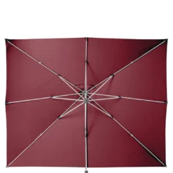 Parasol Déporté Équador 3x4 M - Bordeaux -Verger Magique Soldes Boutique parasol deporte equador 3x4 m bordeaux 3