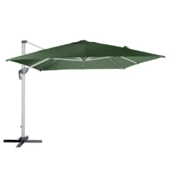 Parasol Déporté Équador Carré 3x3 M Olive