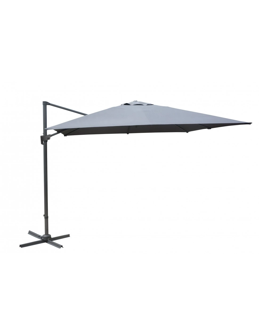 Parasol Déporté 3 X 4 M NH20 Inclinable Et Rotatif - Bleu 6 Parasol Déporté 3 X 4 M NH20 Inclinable Et Rotatif - Bleu – Image 6