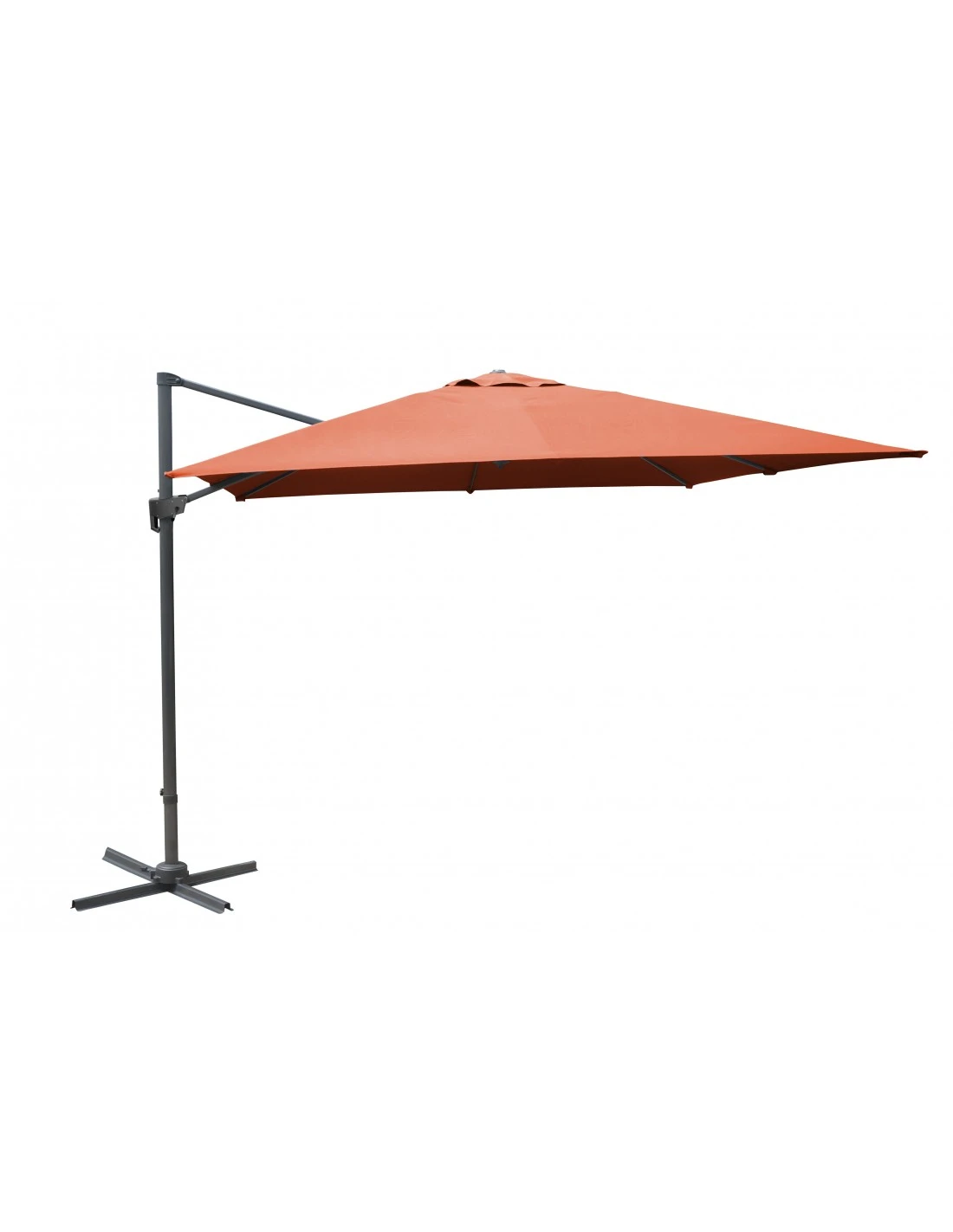 Parasol Déporté 3 X 4 M NH20 Inclinable Et Rotatif - Bleu 7 Parasol Déporté 3 X 4 M NH20 Inclinable Et Rotatif - Bleu – Image 7