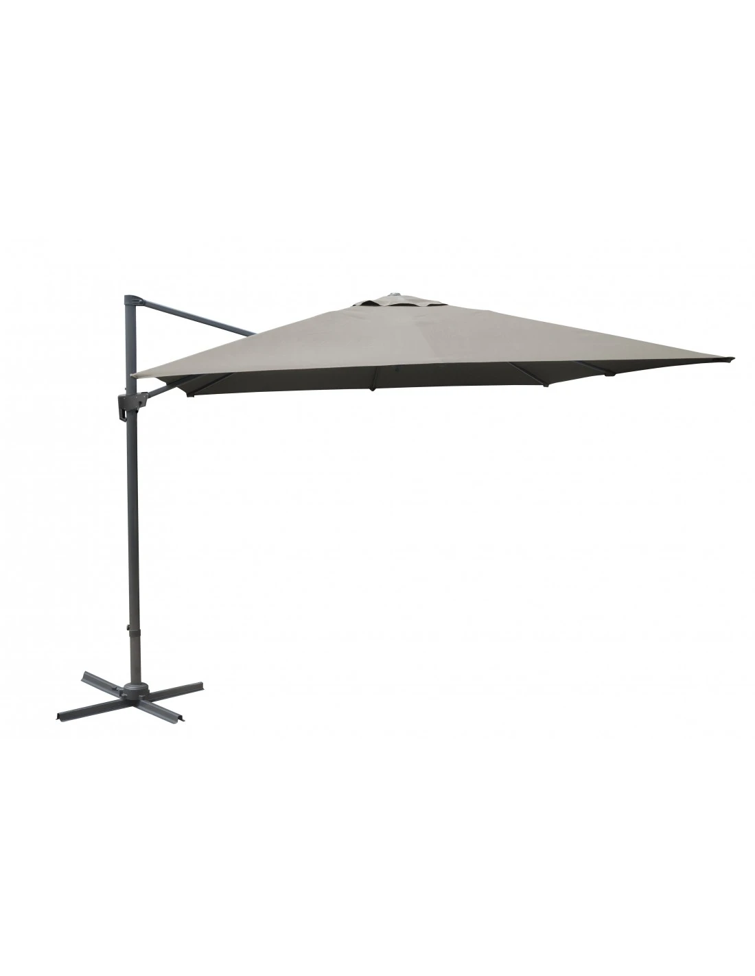 Parasol Déporté 3 X 4 M NH20 Inclinable Et Rotatif - Royal / Grey 1 Parasol Déporté 3 X 4 M NH20 Inclinable Et Rotatif - Royal / Grey