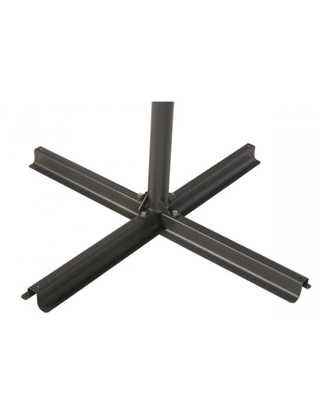 Parasol Déporté Janeiro Carré 2,5 X 2,5 M - Aluminium Et Toile Polyester - Taupe 4 Parasol Déporté Janeiro Carré 2,5 X 2,5 M - Aluminium Et Toile Polyester - Taupe – Image 4