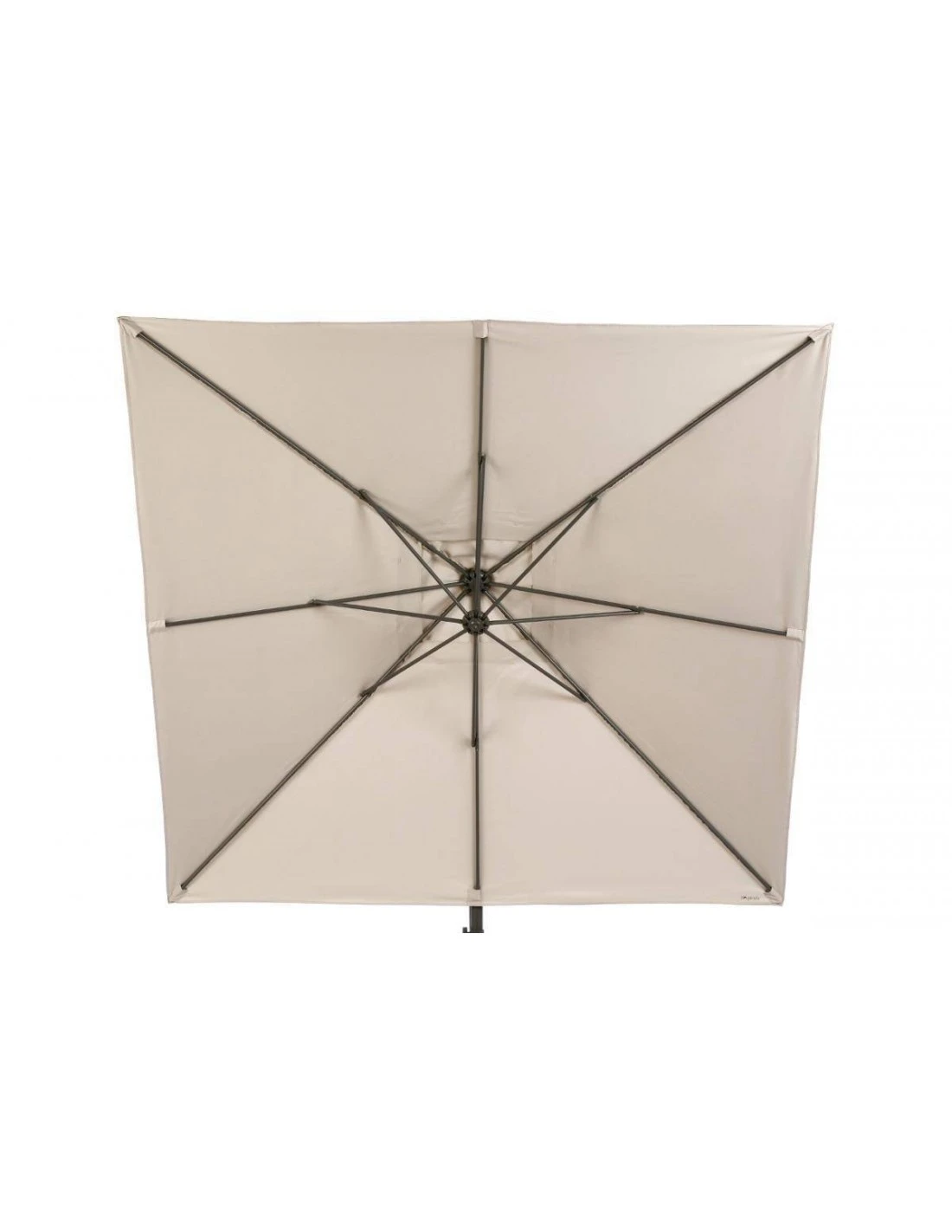 Parasol Déporté Janeiro Carré 2,5 X 2,5 M - Aluminium Et Toile Polyester - Taupe 1 Parasol Déporté Janeiro Carré 2,5 X 2,5 M - Aluminium Et Toile Polyester - Taupe