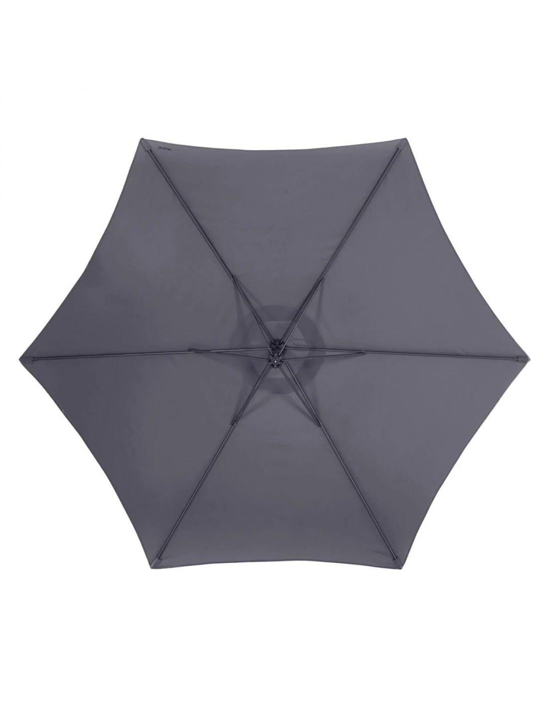 Parasol Déporté Janeiro Rond Ø3m - Aluminium Et Polyester 3 Parasol Déporté Janeiro Rond Ø3m - Aluminium Et Polyester – Image 3