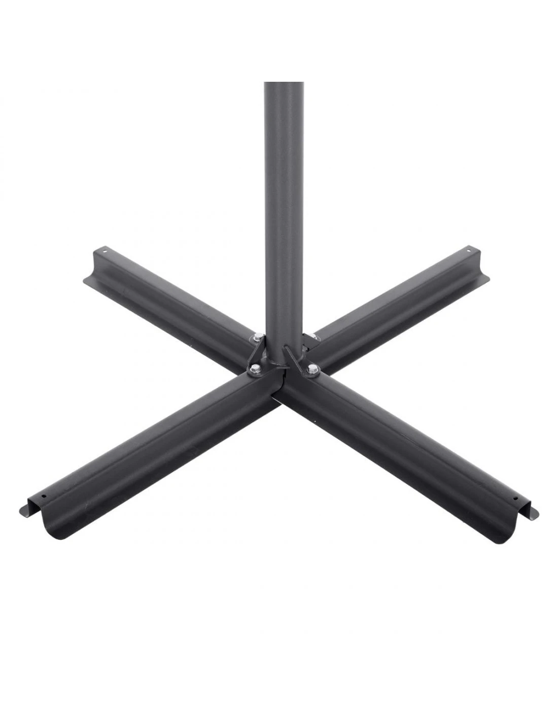 Parasol Déporté Janeiro Rond Ø3m - Aluminium Et Polyester 6 Parasol Déporté Janeiro Rond Ø3m - Aluminium Et Polyester – Image 6