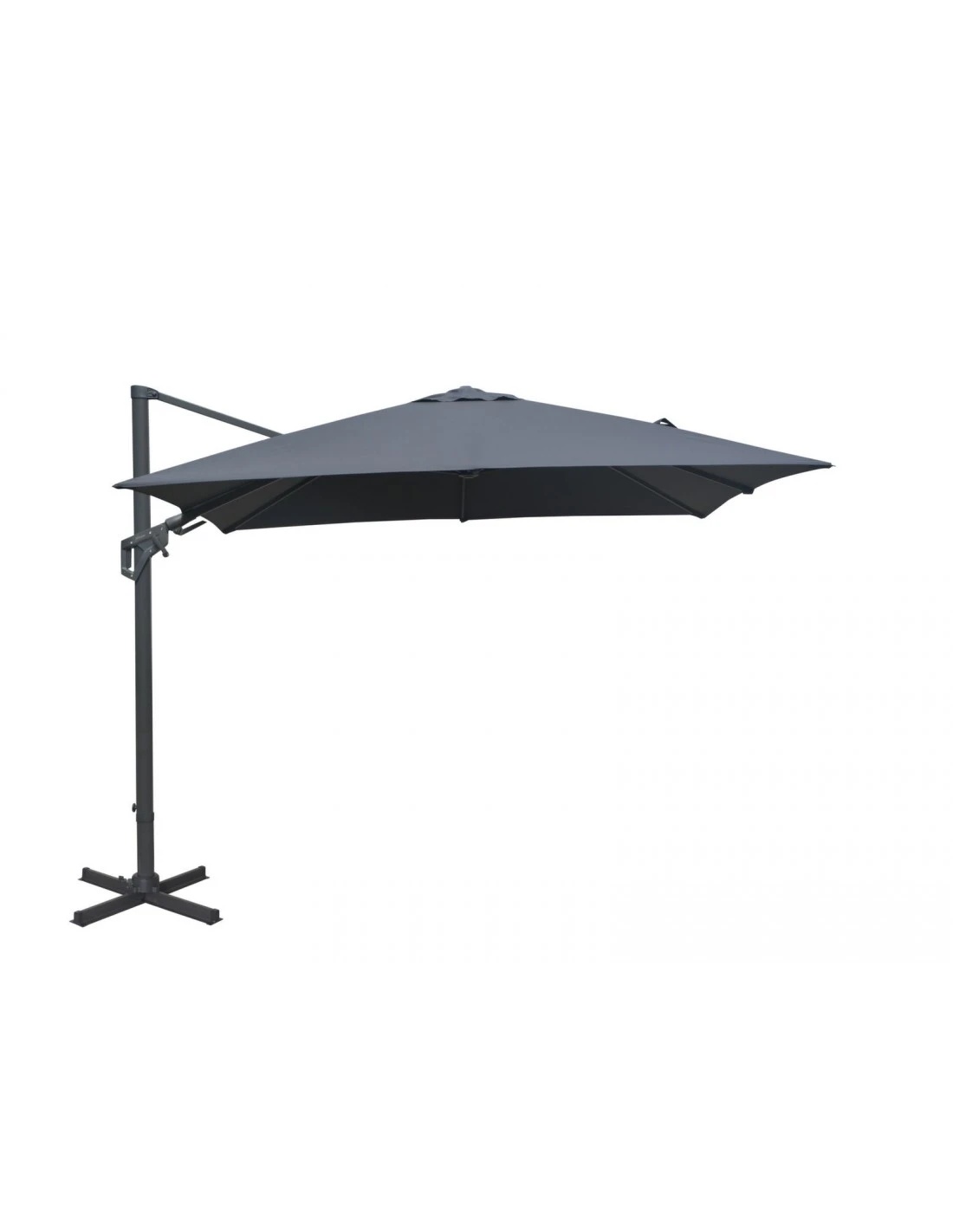 Parasol Déporté NH20 3x3 M En Aluminium Orientable, Inclinable Et Rotatif - Gris 1 Parasol Déporté NH20 3x3 M En Aluminium Orientable, Inclinable Et Rotatif - Gris