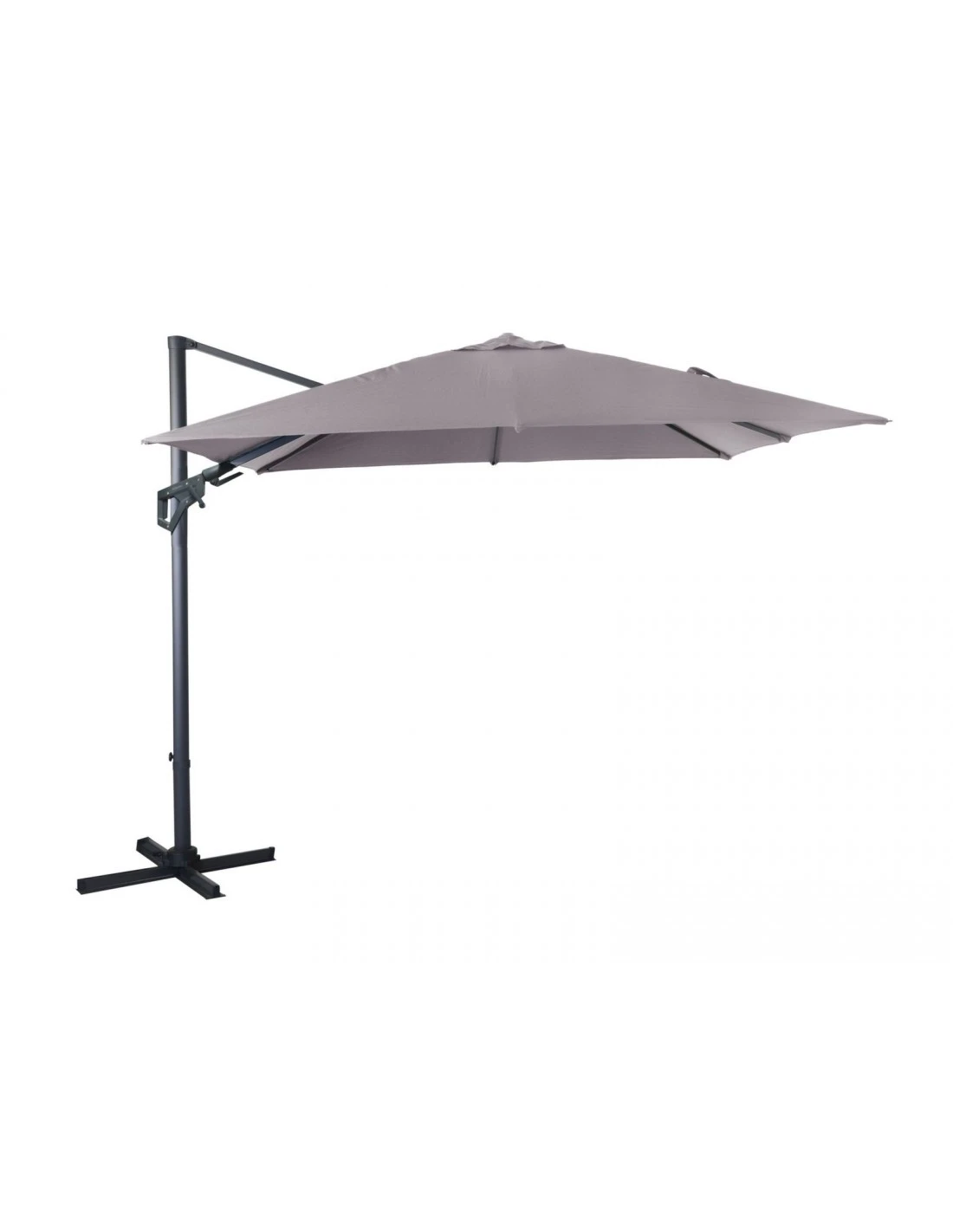 Parasol Déporté NH20 3x3 M En Aluminium Orientable, Inclinable Et Rotatif - Curry 5 Parasol Déporté NH20 3x3 M En Aluminium Orientable, Inclinable Et Rotatif - Curry – Image 5