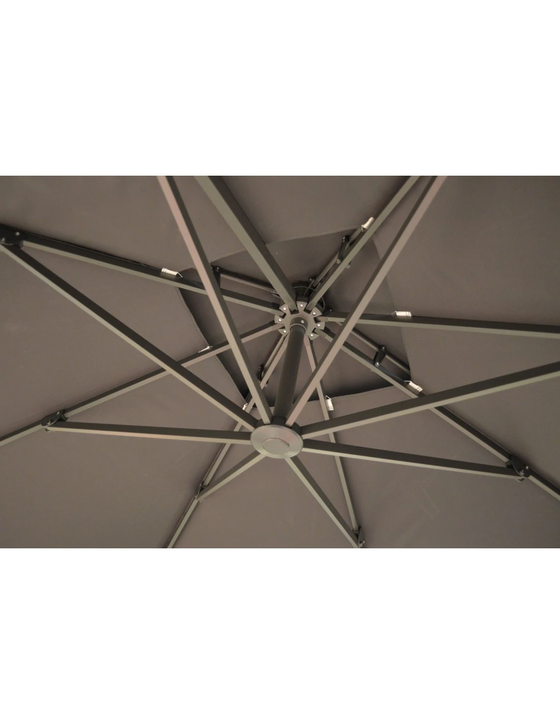 Parasol Déporté NH BIO 3x3 M - Orientable Et Inclinable - Paprika 3 Parasol Déporté NH BIO 3x3 M - Orientable Et Inclinable - Paprika – Image 3