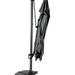 Parasol Déporté Royal Deluxe 3x3 M Octogonal - MWH - Anthracite -Verger Magique Soldes Boutique parasol deporte royal deluxe 3x3 m octogonal mwh 2