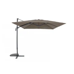 Parasol Déporté Samos En Aluminium 2.5 X 2.5 M - Taupe