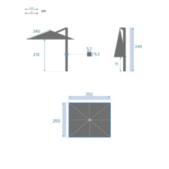 Parasol Déporté Soly 3 X 4 M Noisette - Mât Et Baleines Imprimés Effet Bois 14 Parasol Déporté Soly 3 X 4 M Noisette - Mât Et Baleines Imprimés Effet Bois -Verger Magique Soldes Boutique parasol deporte soly 3 x 4 m noisette mat et baleines imprimes effet bois 1 6