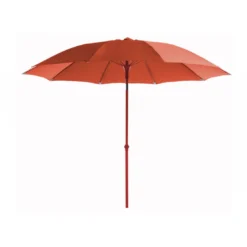 Parasol Droit Alu/fibre Inclinable Ø270 Cm - Proloisirs - Paprika