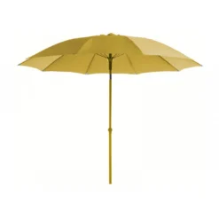 Parasol Droit Alu/fibre Inclinable Ø270 Cm - Proloisirs - Curry