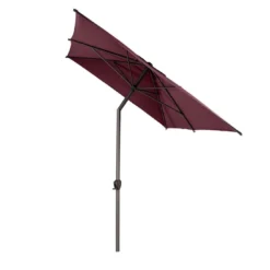 Parasol Droit Loompa Rectangulaire 2 X 3 M à Manivelle - Bordeaux -Verger Magique Soldes Boutique parasol droit loompa rectangulaire 2 x 3 m a manivelle bordeaux 2