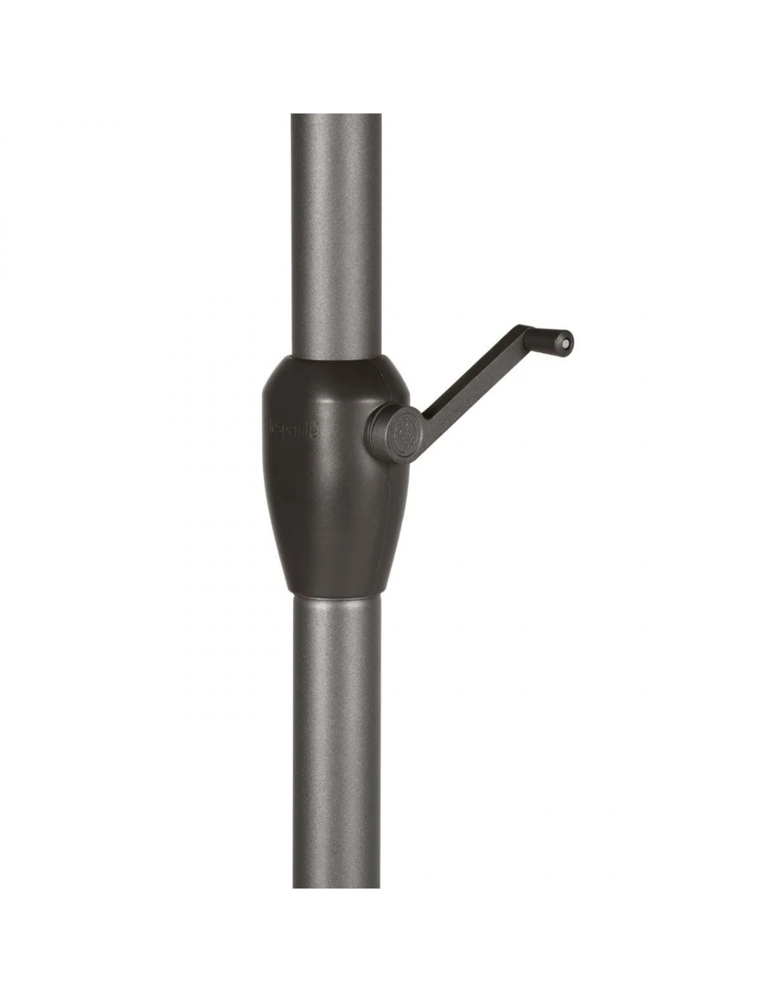 Parasol Droit Loompa Rond Ø3m à Manivelle 5 Parasol Droit Loompa Rond Ø3m à Manivelle – Image 5