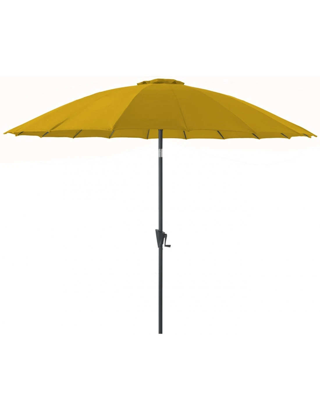 Parasol Droit Pagode D.3m Coloris Au Choix - Curry 2 Parasol Droit Pagode D.3m Coloris Au Choix - Curry – Image 2