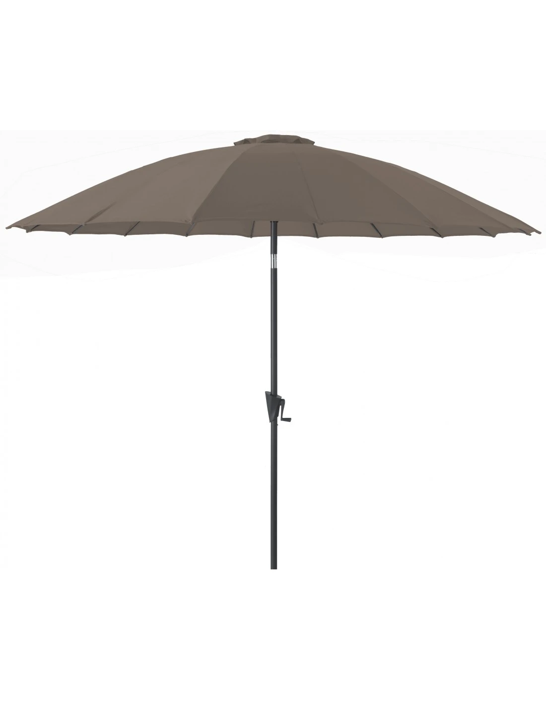 Parasol Droit Pagode D.3m Coloris Au Choix - Taupe 1 Parasol Droit Pagode D.3m Coloris Au Choix - Taupe