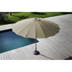 Parasol Droit Pagode D.3m Coloris Au Choix - Argile 7 Parasol Droit Pagode D.3m Coloris Au Choix - Argile -Verger Magique Soldes Boutique parasol droit pagode d3m coloris au choix proloisirs 9