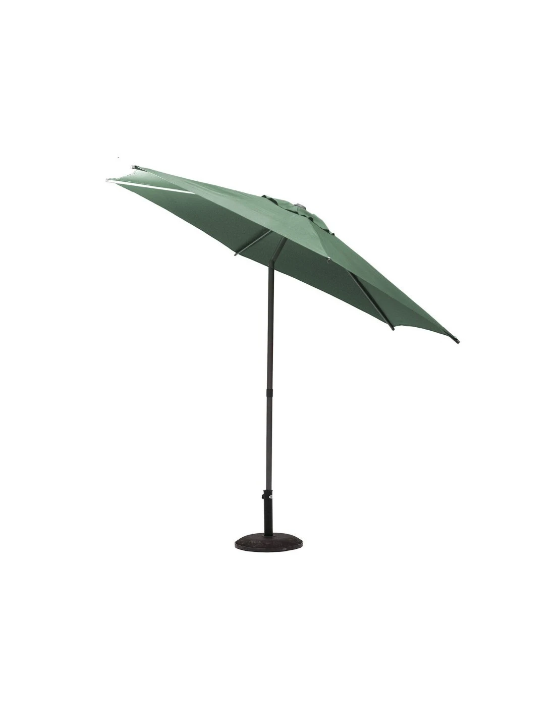 Parasol Droit Rond Soya Ø2.7m - Acier Et Polyester - Olive 2 Parasol Droit Rond Soya Ø2.7m - Acier Et Polyester - Olive – Image 2