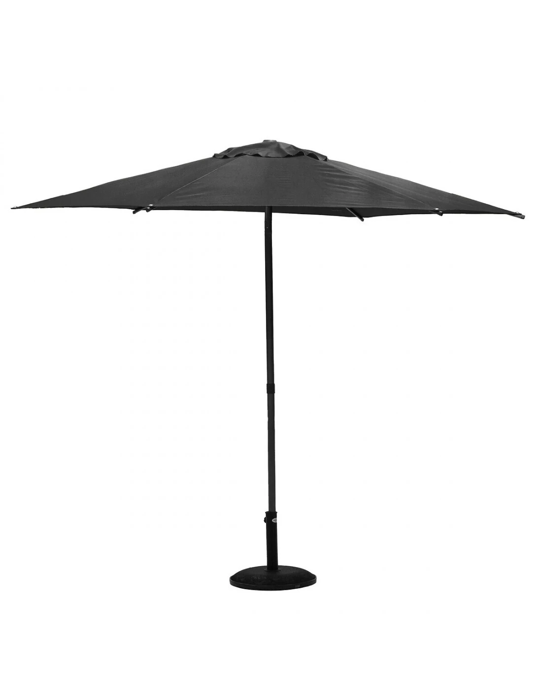 Parasol Droit Rond Soya Ø2.7m - Acier Et Polyester - Ardoise 1 Parasol Droit Rond Soya Ø2.7m - Acier Et Polyester - Ardoise